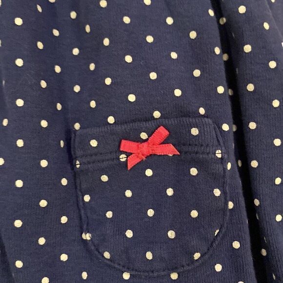 Carters blue polka dot dress 3M - Picture 2 of 4
